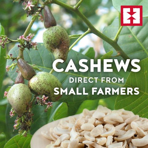 Organic Fairtrade Cashew Nuts, 150g bag