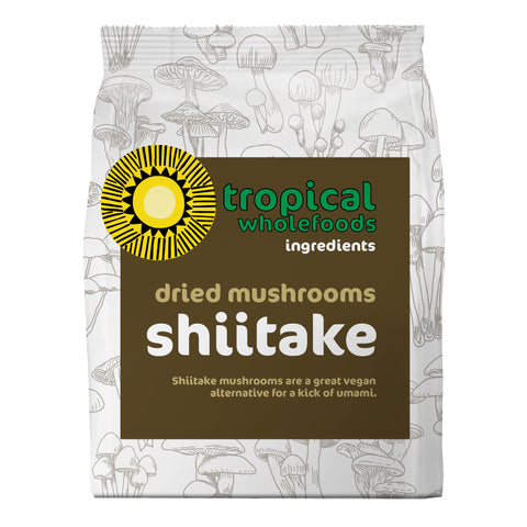Dried Shiitake Mushrooms, 50g bag