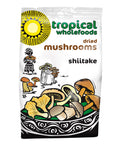 A bag of Tropical Wholefoods dried shiitake mushrooms