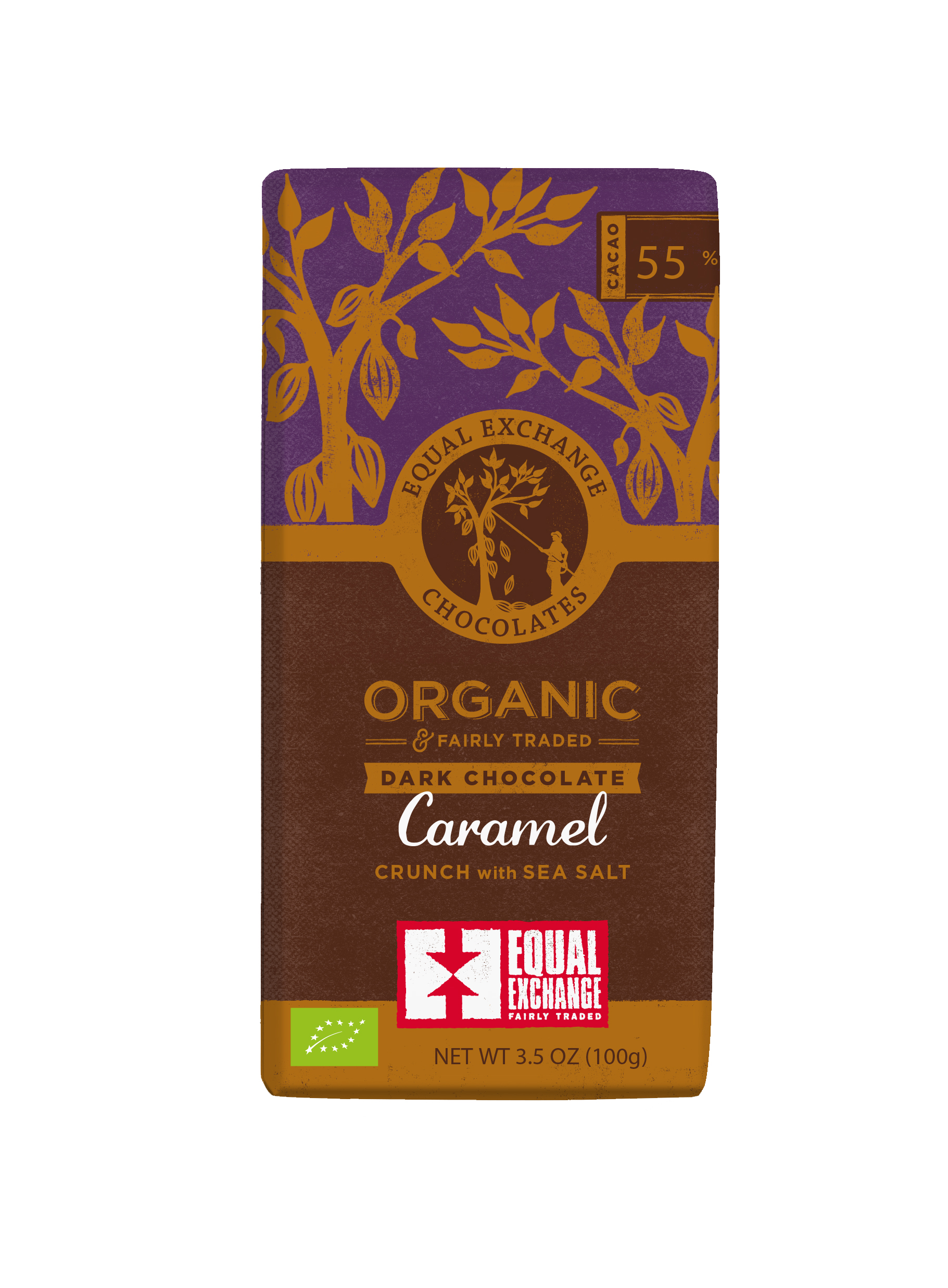 Dark Chocolate Caramel 100g Equal Exchange